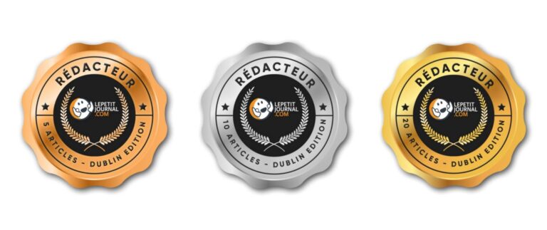 Open Badges mis en place pour les contributeurs de Lepetitjournal.com Dublin